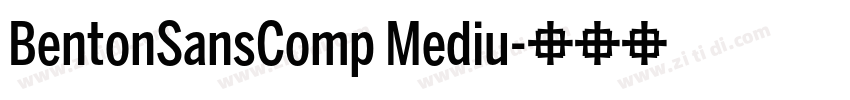 BentonSansComp Mediu字体转换 BentonSansComp Mediu字体转换